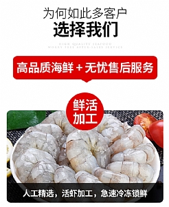 霞浦优选冰鲜虾仁    霞浦渔歌食品有限公司